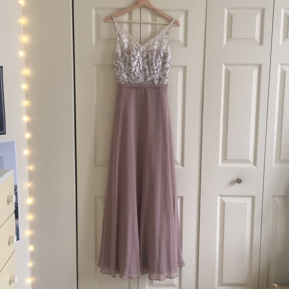 Azazie Bridesmaid Dress in Taupe